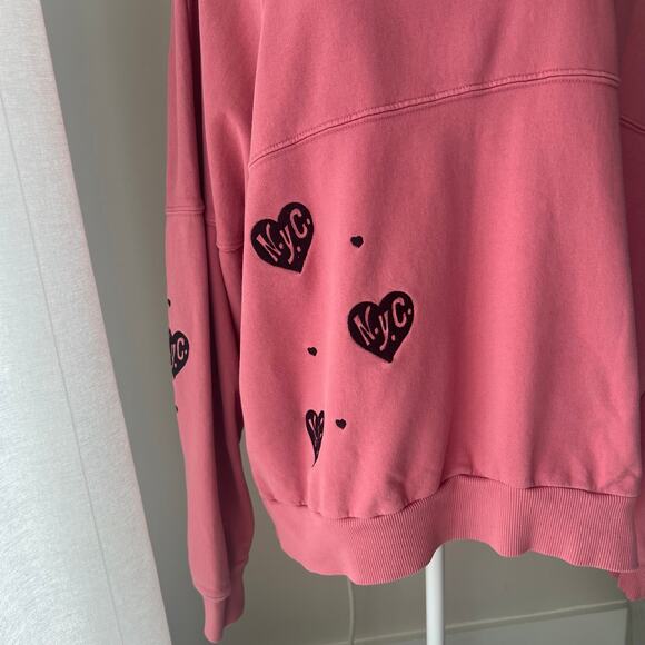 Spirit Jersey-The NY Lover Embroidered Spirit Jersey Sweatshirt - Picture 3 of 7